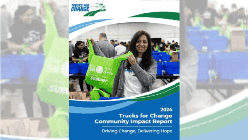 TRUCKS FOR CHANGE ANNOUNCES 2024 DRIVING CHANGE, DELIVERING HOPE YEAR-END REPORT