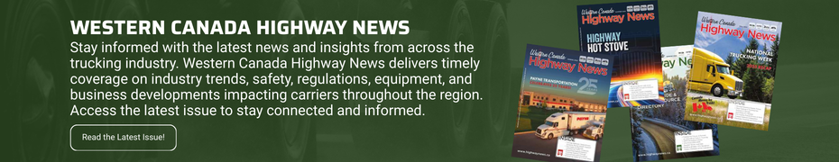 Western Canada Highway News Magazine Ad Western Canada Highway News Magazine Ad