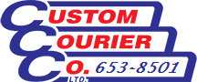 Custom courier Logo Large Truck